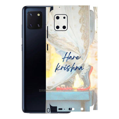 Samsung M/F/Note/Flip and C Phone Skins (All Models) - Hare Krishna - 3D Embossed Finish (L-03) Samsung Galaxy Note 10 Lite