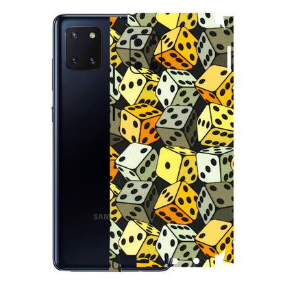 Samsung M/F/Note/Flip and C Phone Skins (All Models) - Dices Of Life - 3D Embossed Finish (L-04) Samsung Galaxy Note 10 Lite