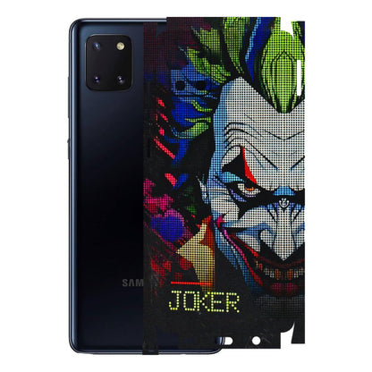 Samsung M/F/Note/Flip and C Phone Skins (All Models) - Joker Dot Matrix - 3D Embossed Finish (L-08) Samsung Galaxy Note 10 Lite
