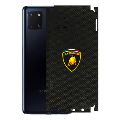 Samsung M/F/Note/Flip and C Phone Skins (All Models) - Dotted Lambo - 3D Embossed Finish (L-105) Samsung Galaxy Note 10 Lite