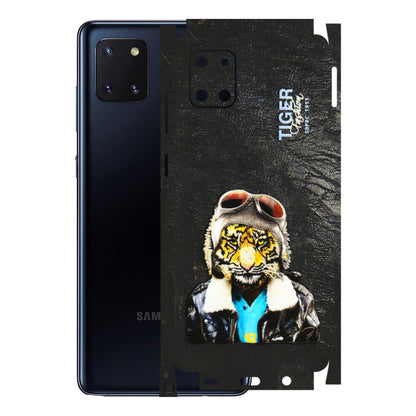 Samsung M/F/Note/Flip and C Phone Skins (All Models) - Rider Tiger - 3D Embossed Finish (L-113) Samsung Galaxy Note 10 Lite