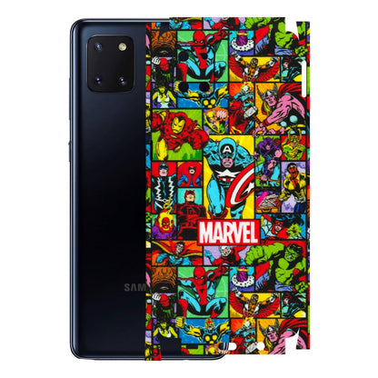 Samsung M/F/Note/Flip and C Phone Skins (All Models) - MARVELOUS Comic Characters - 3D Embossed Finish (L-129) Samsung Galaxy Note 10 Lite