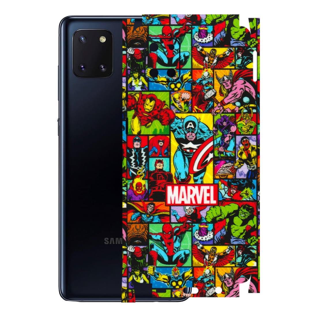 Samsung M/F/Note/Flip and C Phone Skins (All Models) - MARVELOUS Comic Characters - 3D Embossed Finish (L-129) Samsung Galaxy Note 10 Lite