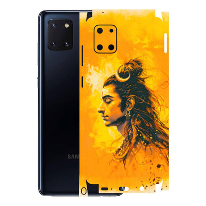 Samsung M/F/Note/Flip and C Phone Skins (All Models) - Shiv Shakti - 3D Embossed Finish (L-14) Samsung Galaxy Note 10 Lite