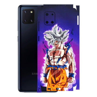 Samsung M/F/Note/Flip and C Phone Skins (All Models) - Goku Purple Anime - 3D Embossed Finish (L-147) Samsung Galaxy Note 10 Lite