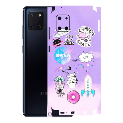 Samsung M/F/Note/Flip and C Phone Skins (All Models) - I Need My Nasa Skin - 3D Embossed Finish (L-149) Samsung Galaxy Note 10 Lite