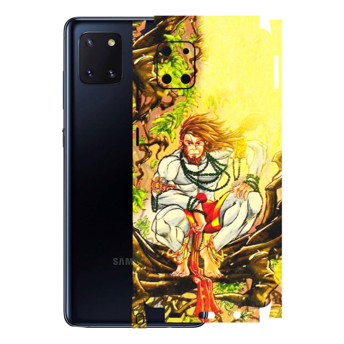 Samsung M/F/Note/Flip and C Phone Skins (All Models) - Lord Hanuman - 3D Embossed Finish (L-152) Samsung Galaxy Note 10 Lite