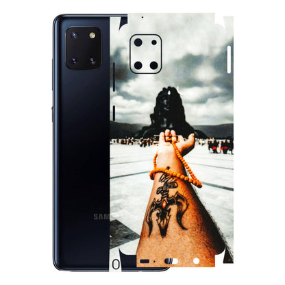Samsung M/F/Note/Flip and C Phone Skins (All Models) - Jai Adiyogi Mahakaal - 3D Embossed Finish (L-164) Samsung Galaxy Note 10 Lite