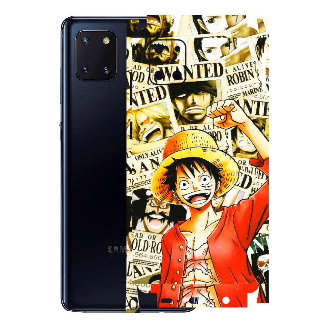 Samsung M/F/Note/Flip and C Phone Skins (All Models) - Luffy Anime - 3D Embossed Finish (L-177) Samsung Galaxy Note 10 Lite