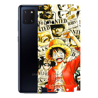 Samsung M/F/Note/Flip and C Phone Skins (All Models) - Luffy Anime - 3D Embossed Finish (L-177) Samsung Galaxy Note 10 Lite