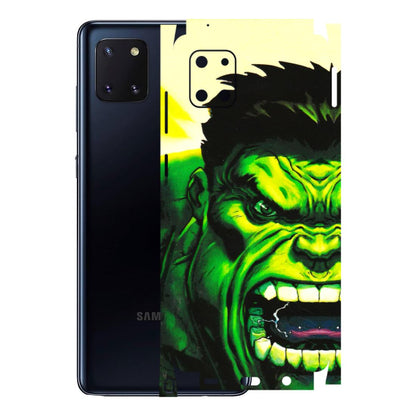 Samsung M/F/Note/Flip and C Phone Skins (All Models) - Hulk - 3D Embossed Finish (L-180) Samsung Galaxy Note 10 Lite