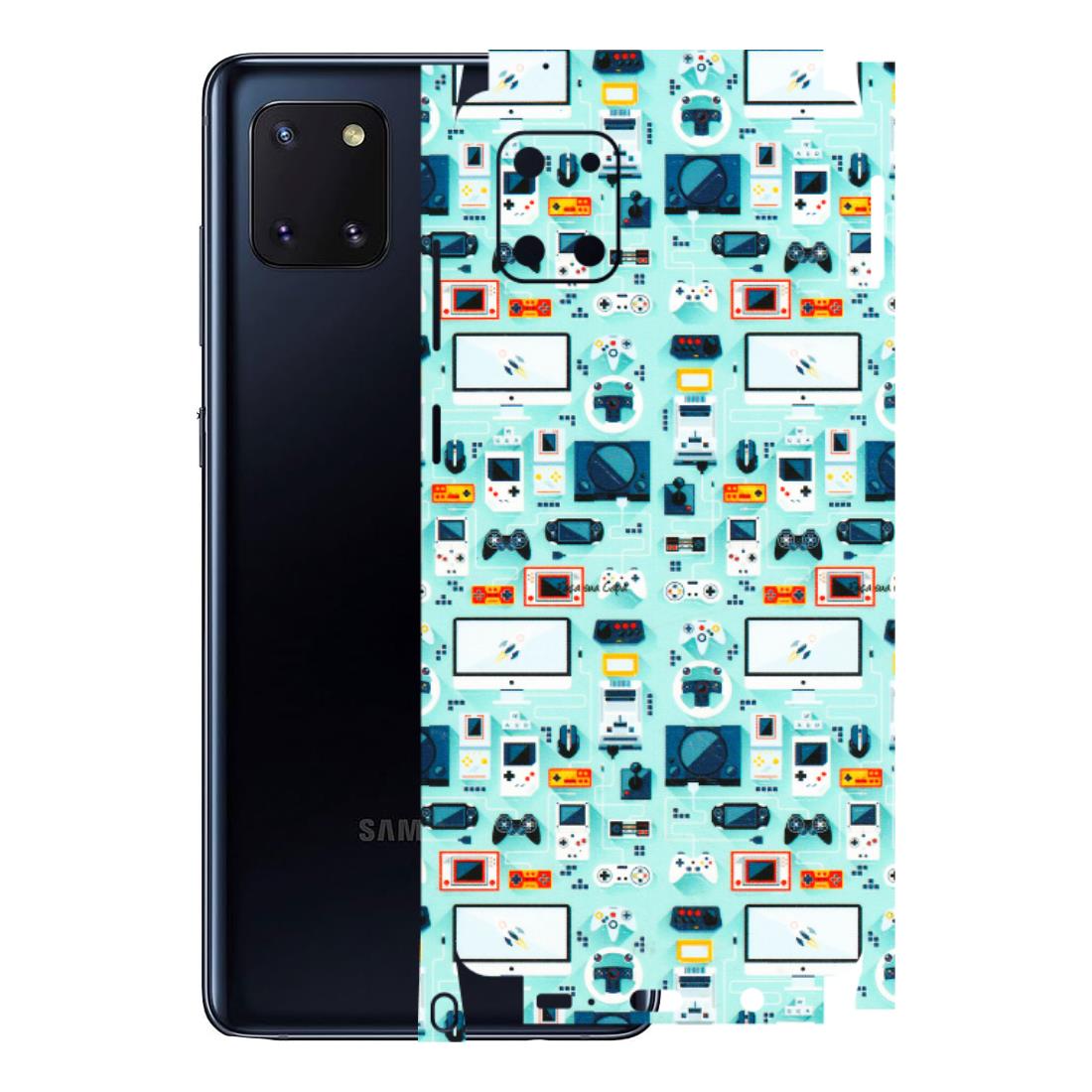 Samsung M/F/Note/Flip and C Phone Skins (All Models) - Gadgets Doodle - 3D Embossed Finish (L-184) Samsung Galaxy Note 10 Lite