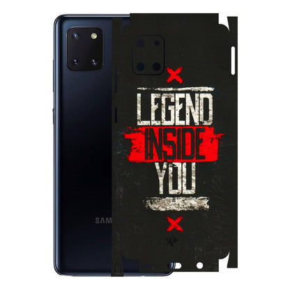Samsung M/F/Note/Flip and C Phone Skins (All Models) - Legend Inside You - 3D Embossed Finish (L-186) Samsung Galaxy Note 10 Lite