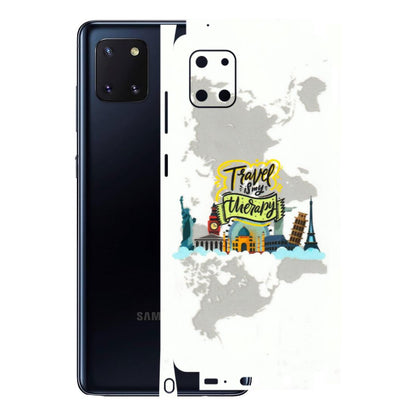 Samsung M/F/Note/Flip and C Phone Skins (All Models) - Travel Therapy - 3D Embossed Finish (L-199) Samsung Galaxy Note 10 Lite