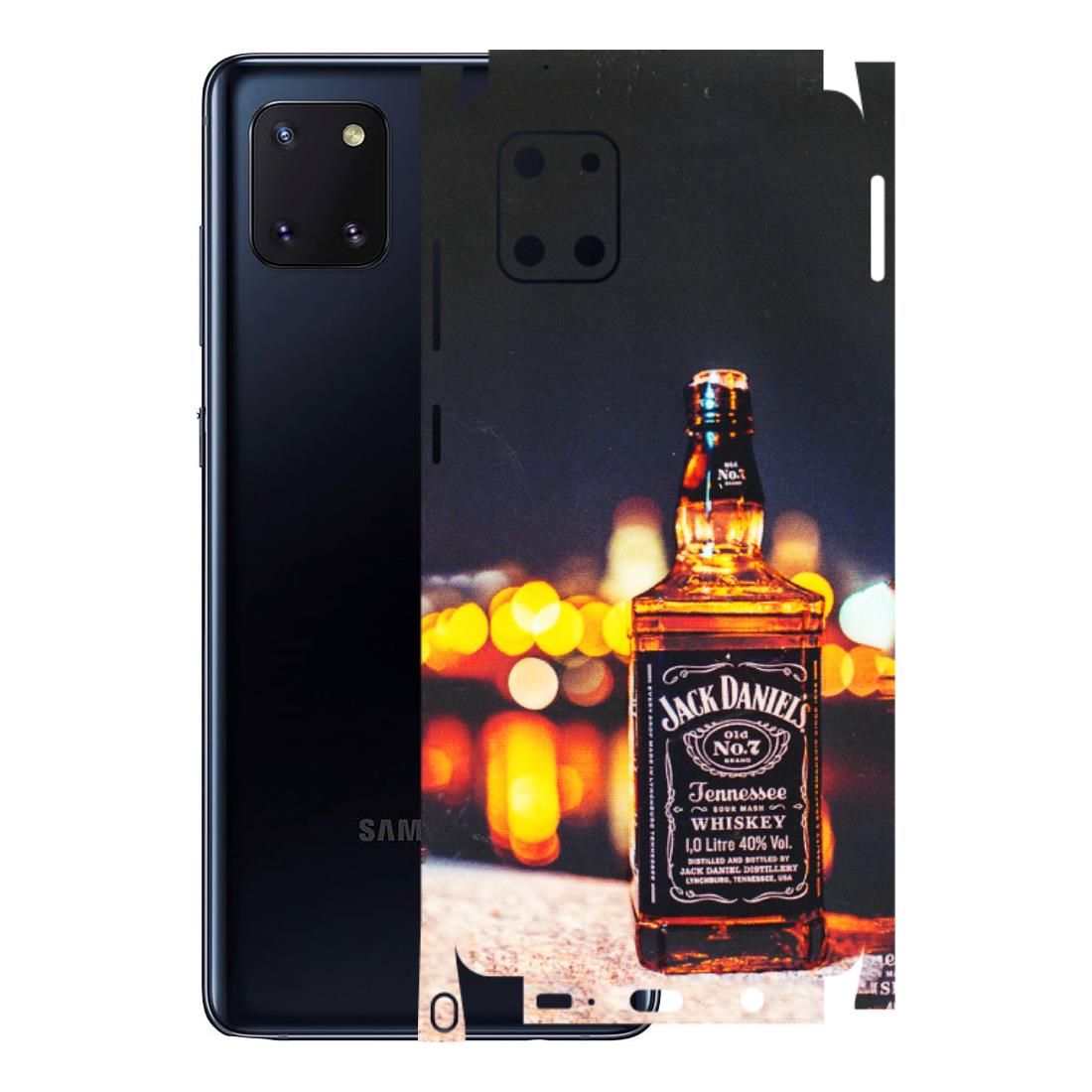 Samsung M/F/Note/Flip and C Phone Skins (All Models) - JD Whiskey Bottle - 3D Embossed Finish (L-20) Samsung Galaxy Note 10 Lite