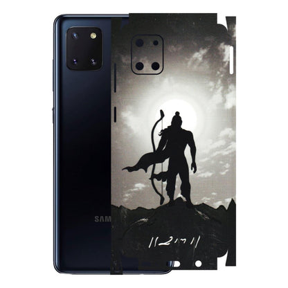 Samsung M/F/Note/Flip and C Phone Skins (All Models) - Jai Siya Ram - 3D Embossed Finish (L-200) Samsung Galaxy Note 10 Lite