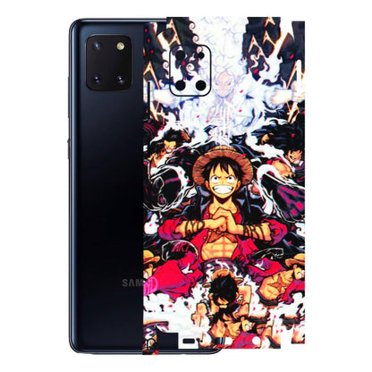 Samsung M/F/Note/Flip and C Phone Skins (All Models) - Luffy Anime Character - 3D Embossed Finish (L-203) Samsung Galaxy Note 10 Lite