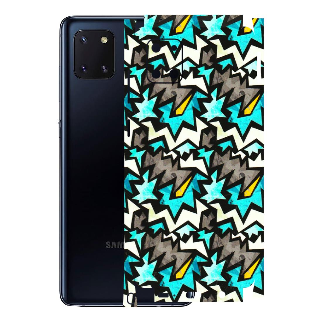 Samsung M/F/Note/Flip and C Phone Skins (All Models) - Funky Zig Zag - 3D Embossed Finish (L-223) Samsung Galaxy Note 10 Lite