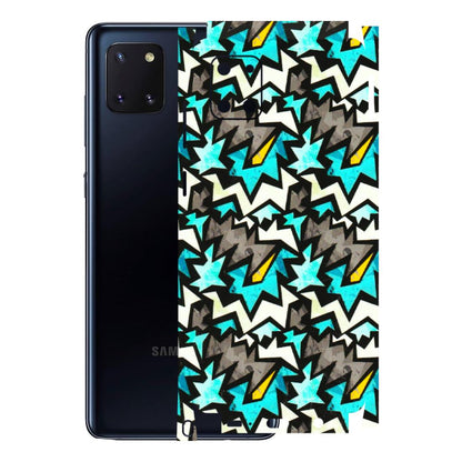 Samsung M/F/Note/Flip and C Phone Skins (All Models) - Funky Zig Zag - 3D Embossed Finish (L-223) Samsung Galaxy Note 10 Lite