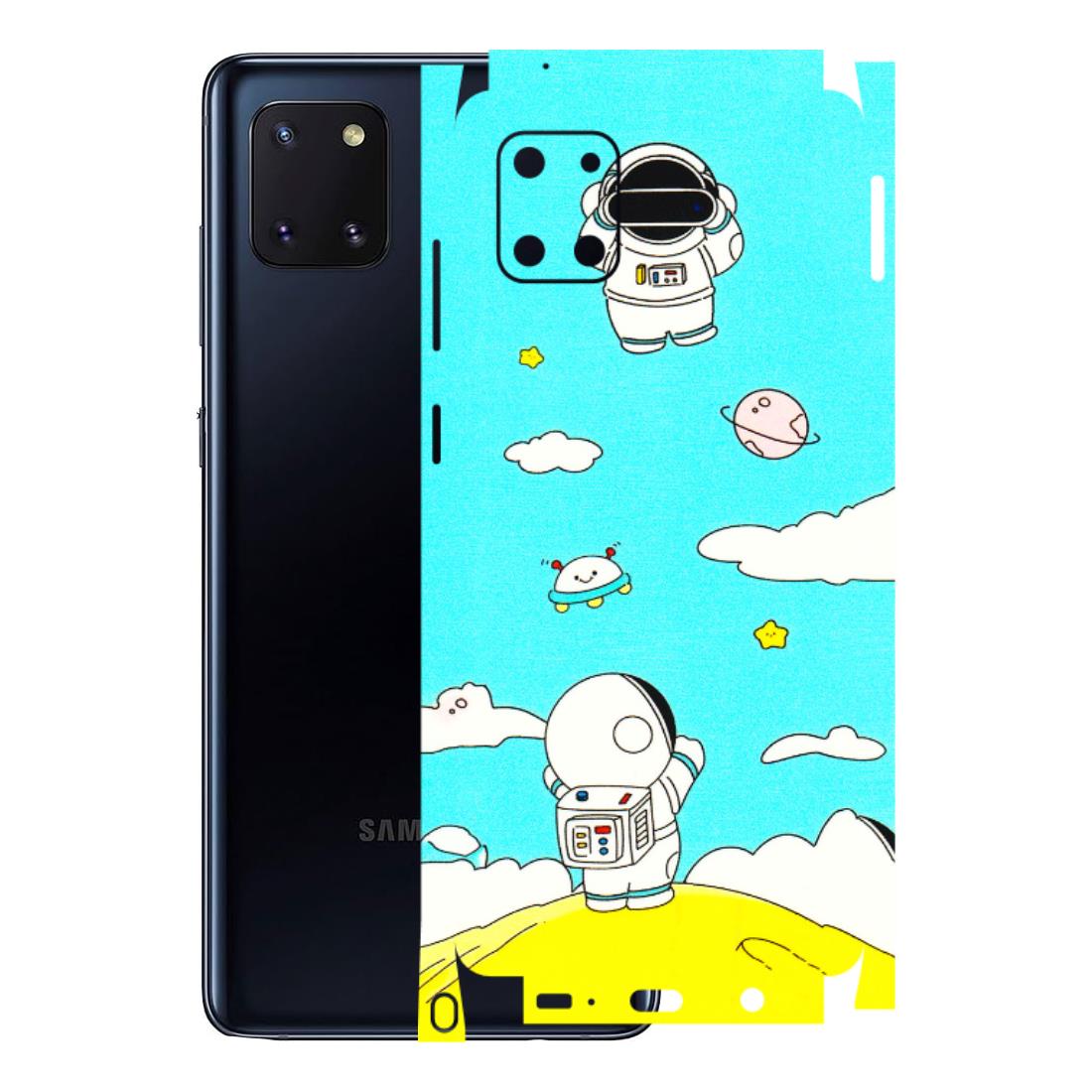 Samsung M/F/Note/Flip and C Phone Skins (All Models) - Blue Skies Astro Float - 3D Embossed Finish (L-230) Samsung Galaxy Note 10 Lite