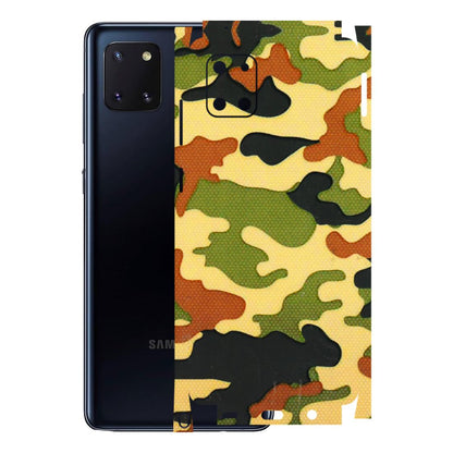 Samsung M/F/Note/Flip and C Phone Skins (All Models) - Indian Military - 3D Embossed Finish (L-234) Samsung Galaxy Note 10 Lite