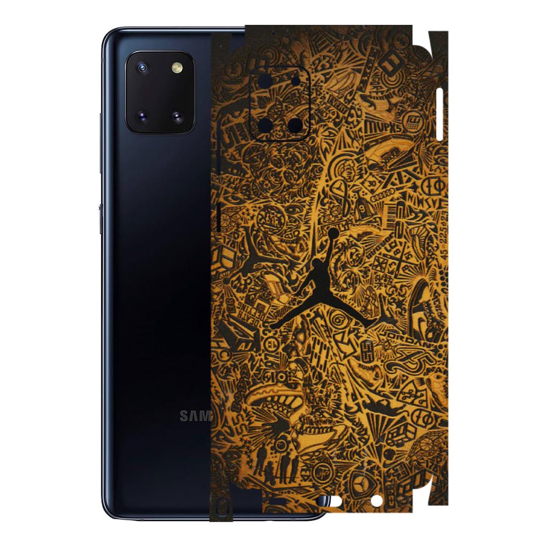 Samsung M/F/Note/Flip and C Phone Skins (All Models) - Premium Gold Basketball Player - 3D Embossed Finish (L-236) Samsung Galaxy Note 10 Lite