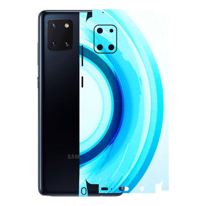 Samsung M/F/Note/Flip and C Phone Skins (All Models) - The Blue Curve - 3D Embossed Finish (L-244) Samsung Galaxy Note 10 Lite
