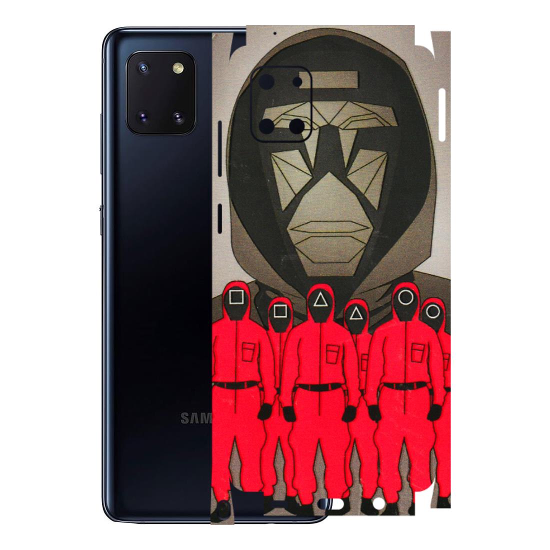 Samsung M/F/Note/Flip and C Phone Skins (All Models) - Squid Game Hero - 3D Embossed Finish (L-245) Samsung Galaxy Note 10 Lite