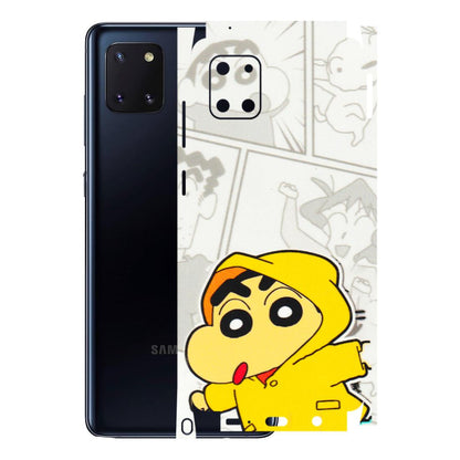 Samsung M/F/Note/Flip and C Phone Skins (All Models) - Yellow Shinchan Comic - 3D Embossed Finish (L-246) Samsung Galaxy Note 10 Lite