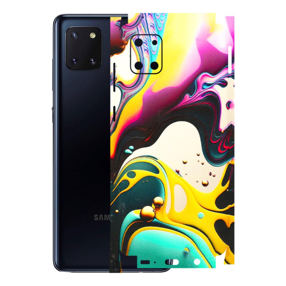 Samsung M/F/Note/Flip and C Phone Skins (All Models) - Multicolor Abstract pattern - 3D Embossed Finish (L-254) Samsung Galaxy Note 10 Lite
