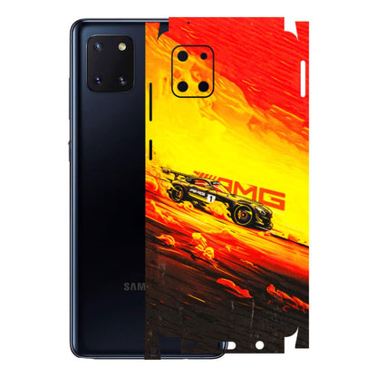 Samsung M/F/Note/Flip and C Phone Skins (All Models) - AMG Car Speed Cover - 3D Embossed Finish (L-256) Samsung Galaxy Note 10 Lite