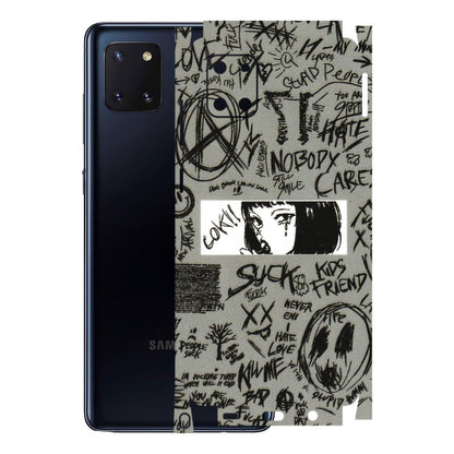 Samsung M/F/Note/Flip and C Phone Skins (All Models) - Never Have Love Anime - 3D Embossed Finish (L-260) Samsung Galaxy Note 10 Lite