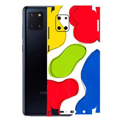 Samsung M/F/Note/Flip and C Phone Skins (All Models) - RGB Colour Paint - 3D Embossed Finish (L-284) Samsung Galaxy Note 10 Lite