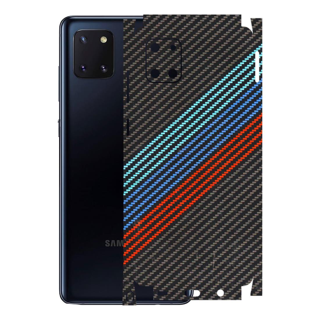 Samsung M/F/Note/Flip and C Phone Skins (All Models) - Carbon BM - 3D Embossed Finish (L-302) Samsung Galaxy Note 10 Lite