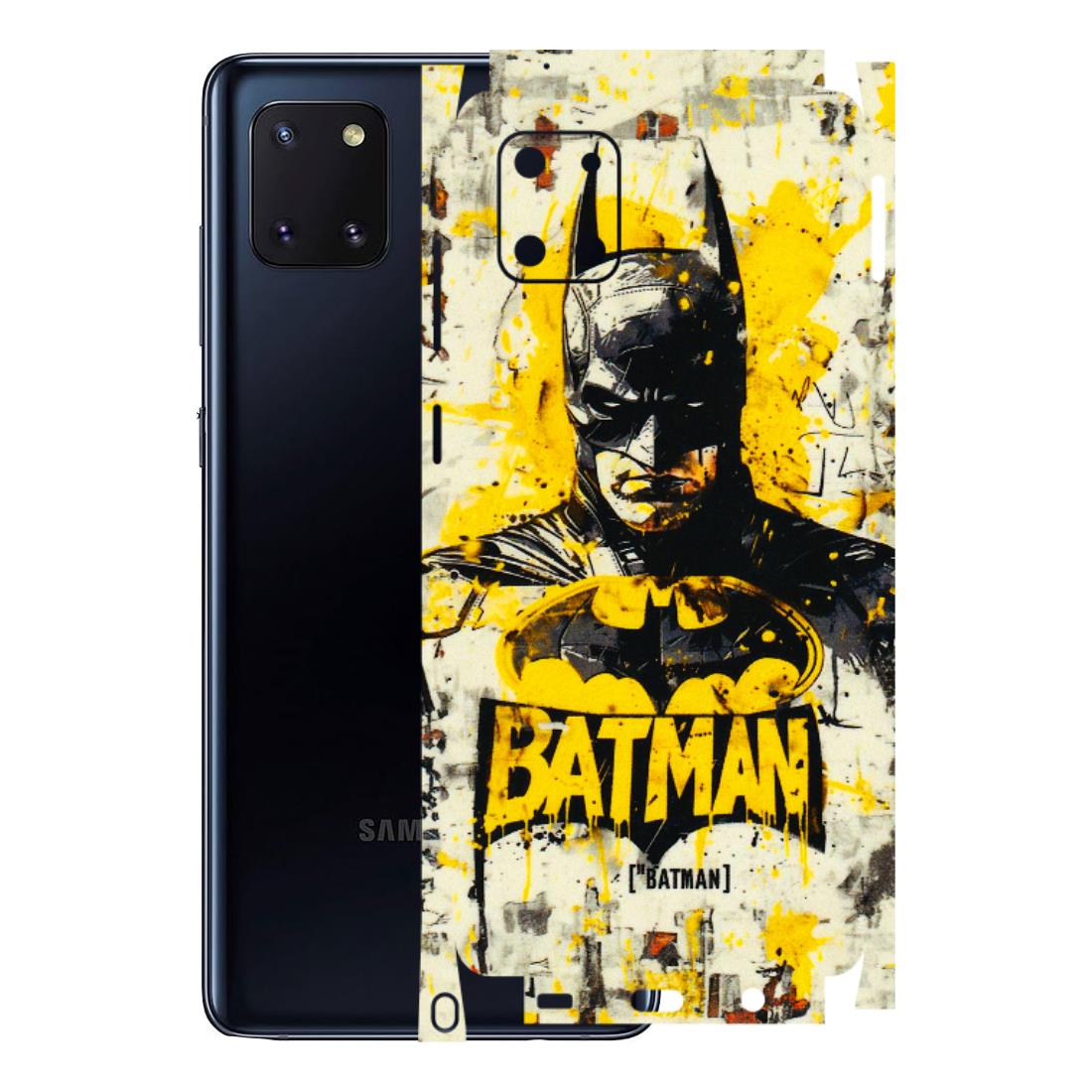 Samsung M/F/Note/Flip and C Phone Skins (All Models) - Batman Yellow BT - 3D Embossed Finish (L-304) Samsung Galaxy Note 10 Lite