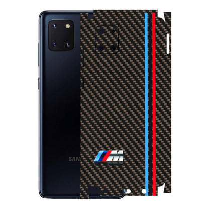 Samsung M/F/Note/Flip and C Phone Skins (All Models) - BM Carbon Fiber Feels - 3D Embossed Finish (L-38) Samsung Galaxy Note 10 Lite