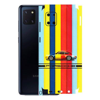 Samsung M/F/Note/Flip and C Phone Skins (All Models) - Multicolour Porche - 3D Embossed Finish (L-39) Samsung Galaxy Note 10 Lite