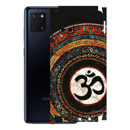 Samsung M/F/Note/Flip and C Phone Skins (All Models) - Aum Chant Abstract - 3D Embossed Finish (L-42) Samsung Galaxy Note 10 Lite