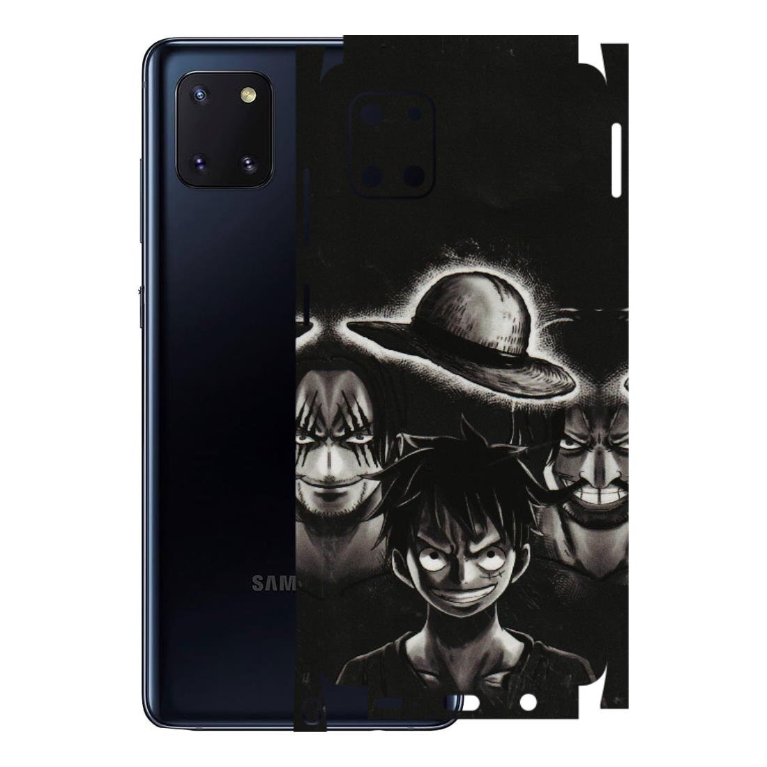 Samsung M/F/Note/Flip and C Phone Skins (All Models) - Black Luffy Hat - 3D Embossed Finish (L-57) Samsung Galaxy Note 10 Lite