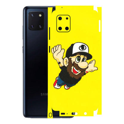 Samsung M/F/Note/Flip and C Phone Skins (All Models) - Flying Beardo - 3D Embossed Finish (L-60) Samsung Galaxy Note 10 Lite