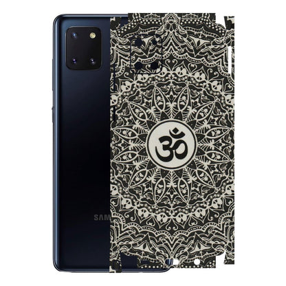 Samsung M/F/Note/Flip and C Phone Skins (All Models) - Aum Elegant Mandala - 3D Embossed Finish (L-62) Samsung Galaxy Note 10 Lite