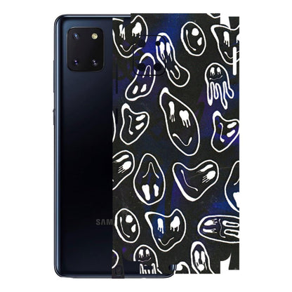 Samsung M/F/Note/Flip and C Phone Skins (All Models) - Distorted Smileys - 3D Embossed Finish (L-92) Samsung Galaxy Note 10 Lite