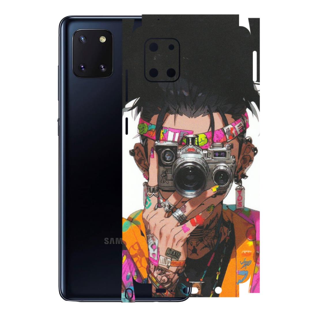 Samsung M/F/Note/Flip and C Phone Skins (All Models) - Camera Lover Girl - Matte Finish (M-09) Samsung Galaxy Note 10 Lite