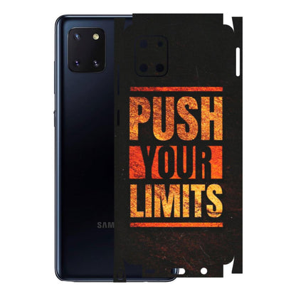 Samsung M/F/Note/Flip and C Phone Skins (All Models) - Push Your Limits - Matte Finish (M-118) Samsung Galaxy Note 10 Lite