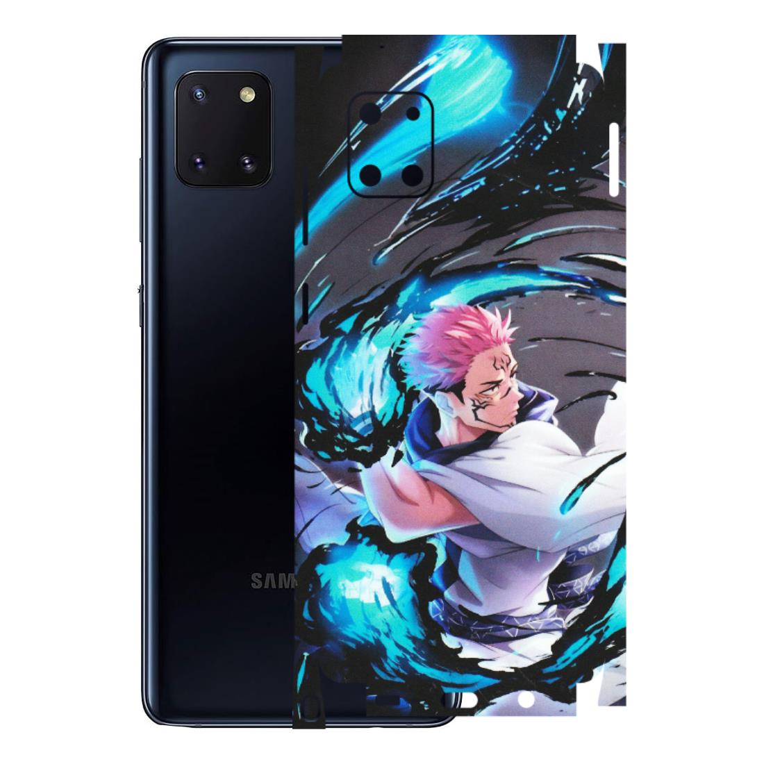 Samsung M/F/Note/Flip and C Phone Skins (All Models) - New Jujutsu Kaisen Grey Blue Anime - Matte Finish (M-127) Samsung Galaxy Note 10 Lite