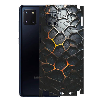 Samsung M/F/Note/Flip and C Phone Skins (All Models) - New Abstract Graphite Tiles - Matte Finish (M-130) Samsung Galaxy Note 10 Lite