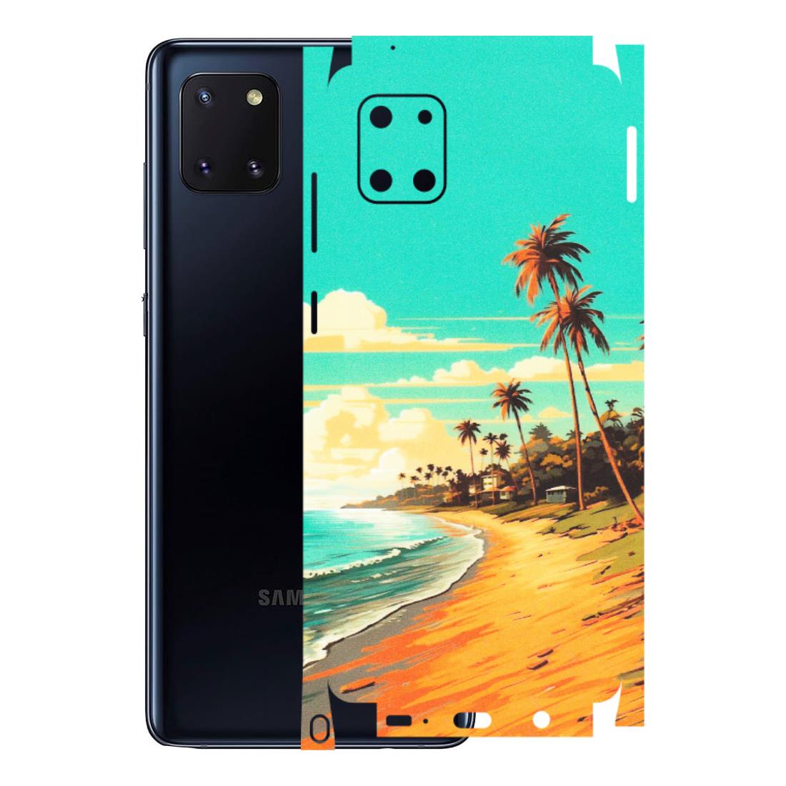 Samsung M/F/Note/Flip and C Phone Skins (All Models) - Miami Beach - Matte Finish (M-136) Samsung Galaxy Note 10 Lite