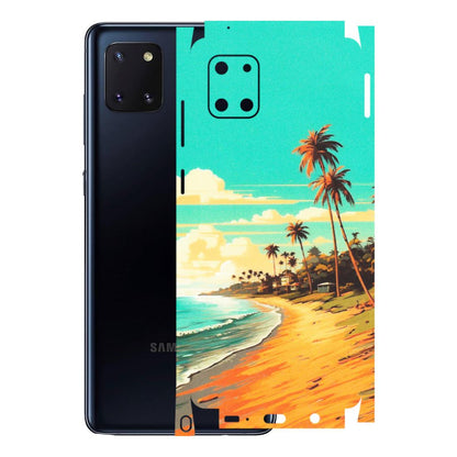 Samsung M/F/Note/Flip and C Phone Skins (All Models) - Miami Beach - Matte Finish (M-136) Samsung Galaxy Note 10 Lite