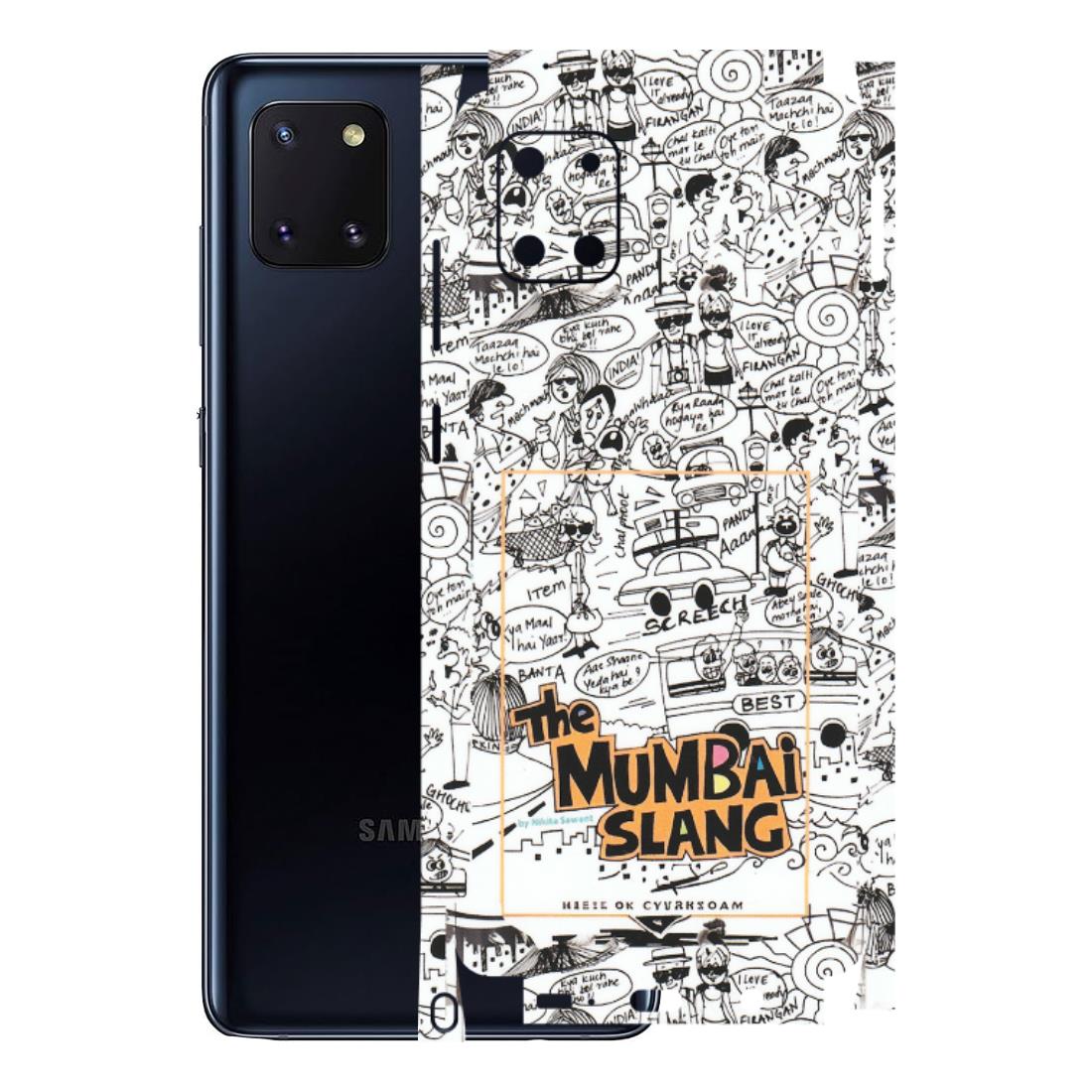 Samsung M/F/Note/Flip and C Phone Skins (All Models) - The Mumbai Slang - Matte Finish (M-142) Samsung Galaxy Note 10 Lite