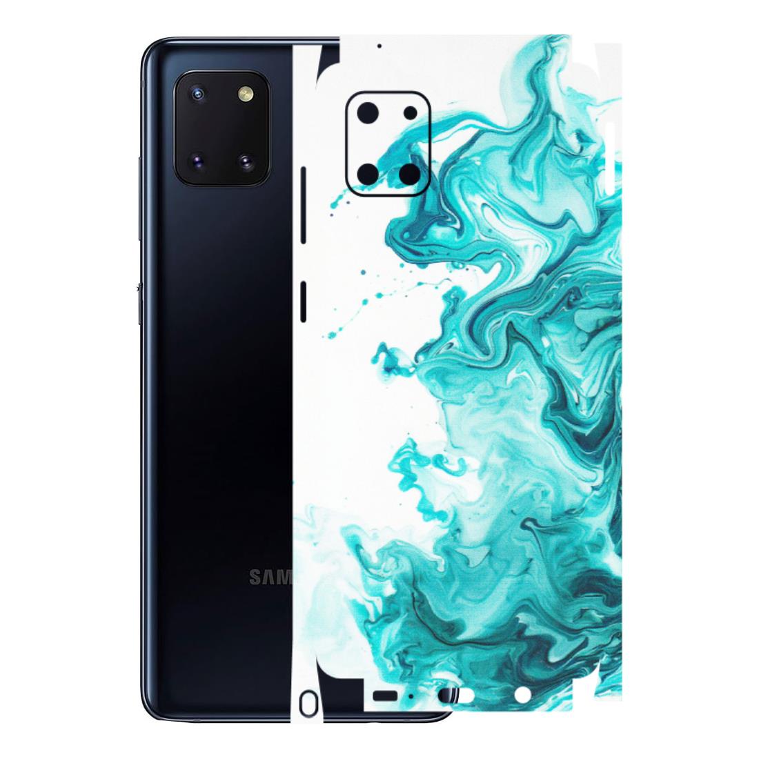 Samsung M/F/Note/Flip and C Phone Skins (All Models) - Sky Blue Abstract Colour - Matte Finish (M-146) Samsung Galaxy Note 10 Lite